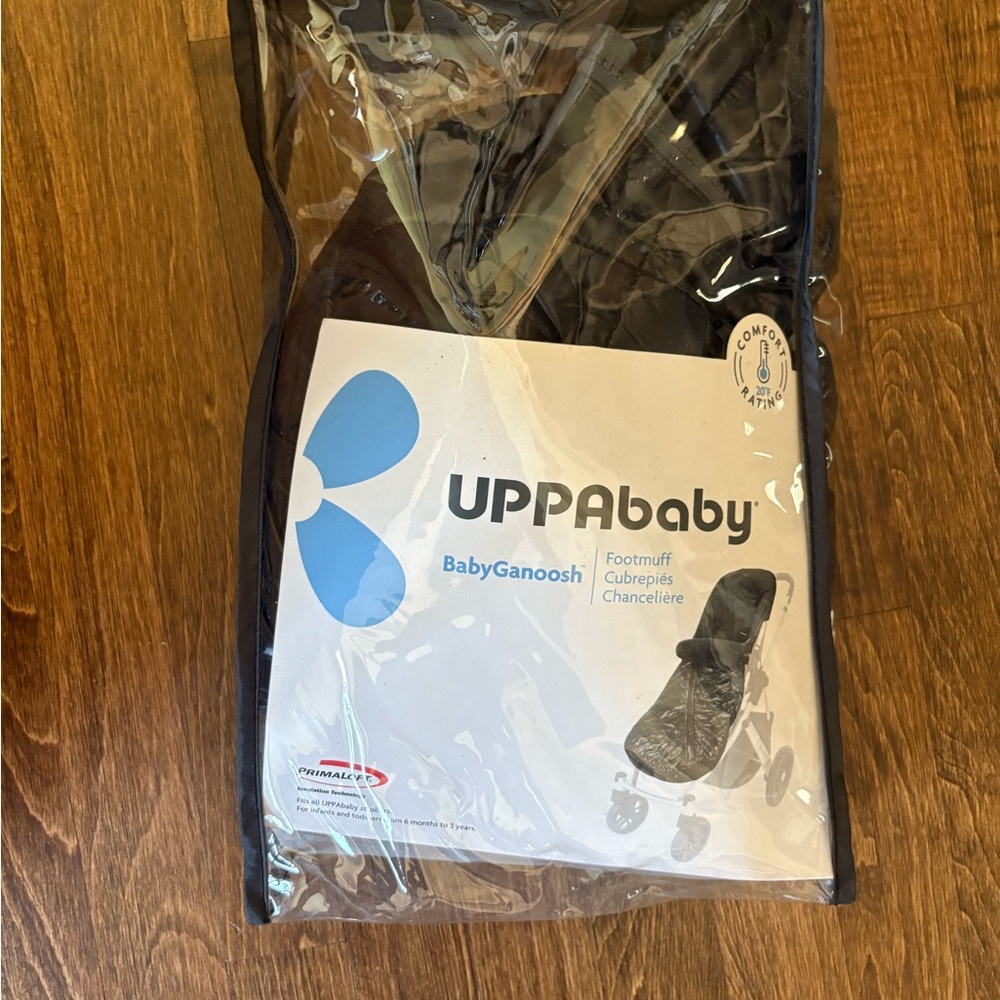 UPPAbaby Black BabyGanoosh Footmuff